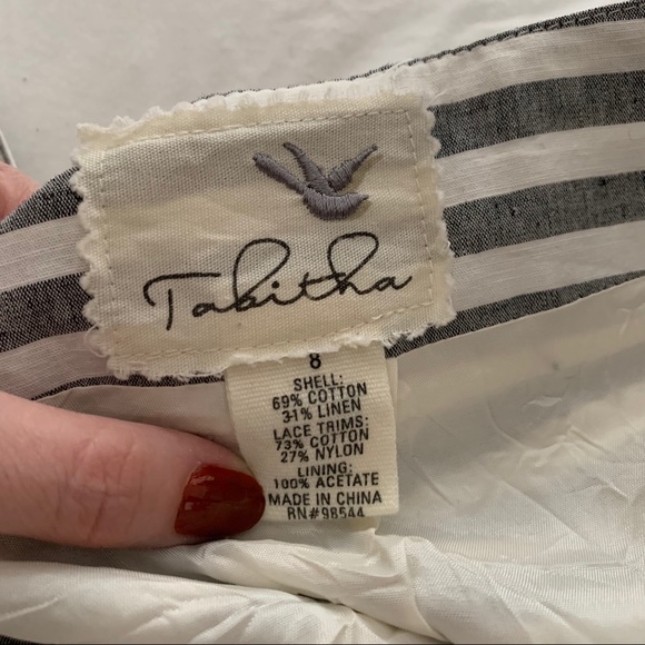 Anthropologie Pencil Skirt with Lace Detail - Picture 4 of 6